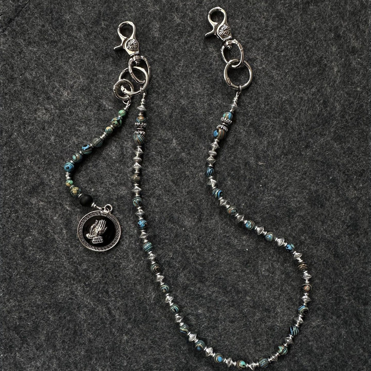 Volcanic stone unique creative accessories pants chain