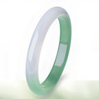 Natural jade half mountain half water bracelet