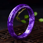 Natural jade purple elegant bracelet
