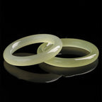 Natural Jade Bracelet Green White Jade light Green Bracelet