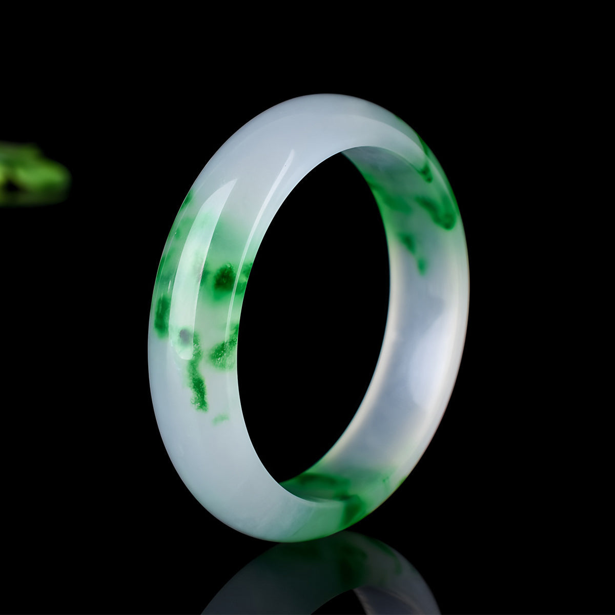 Natural Jade Bracelet Dulong Jade Green Bracelet