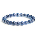 Elegant deep blue jade bracelet