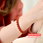 ■Luck and Health■Natural Jade Bracelet Chalcedony RedJade Bracelet