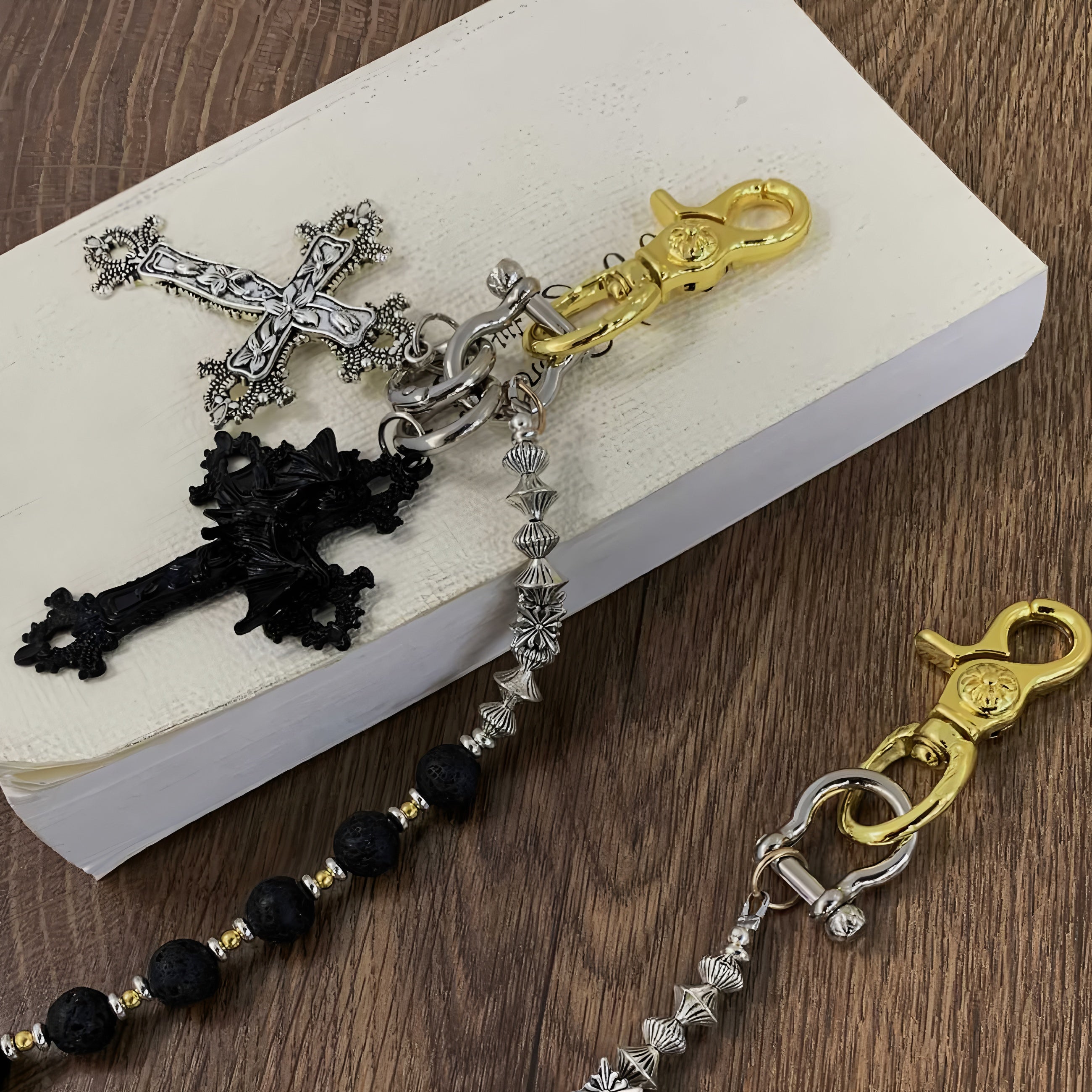 Cross Pendant Pants Chain