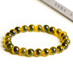 Elegant gradient agate yellow bracelet