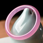 Natural Jade Bracelet Elegant Beautiful Pink Jade Bangles