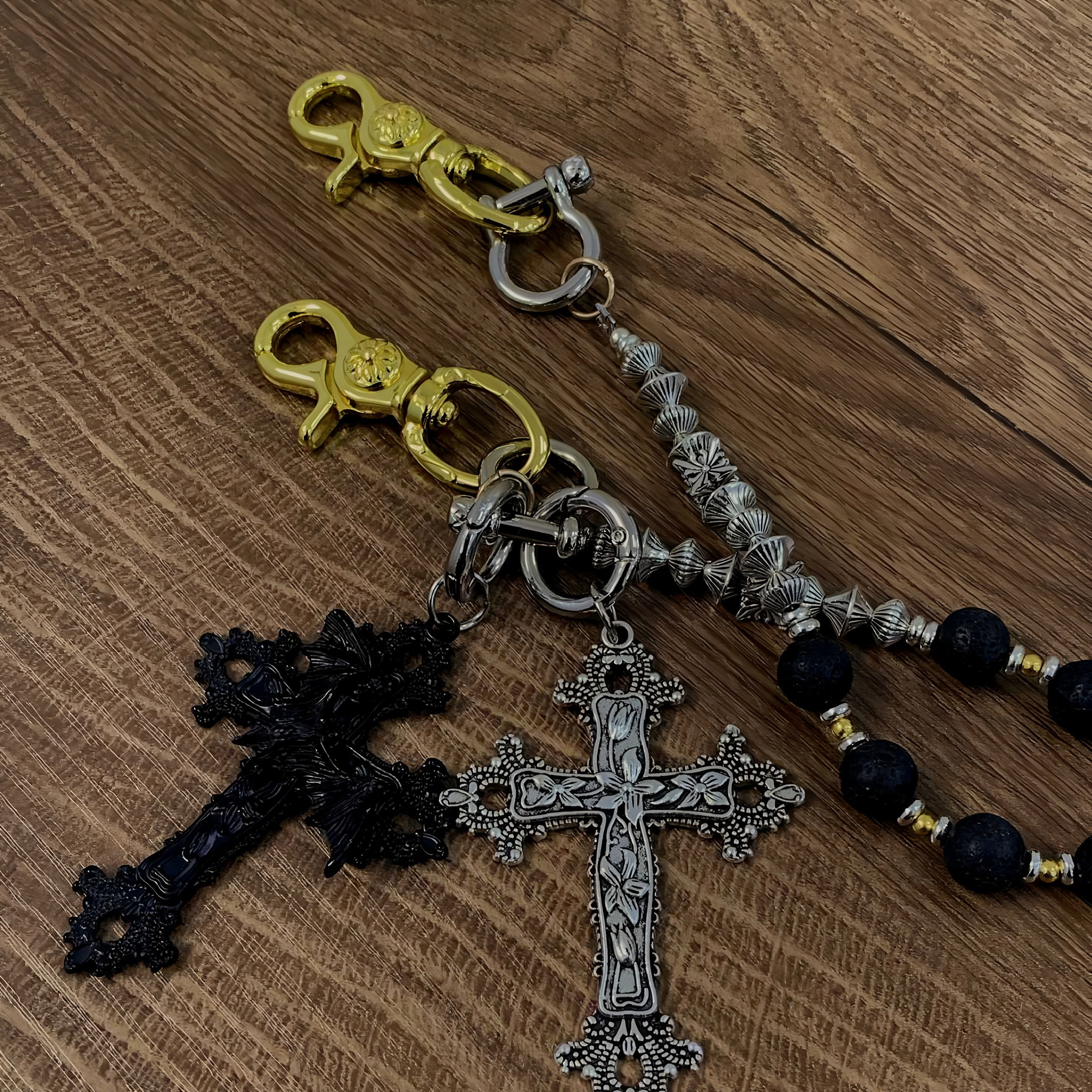 Cross Pendant Pants Chain