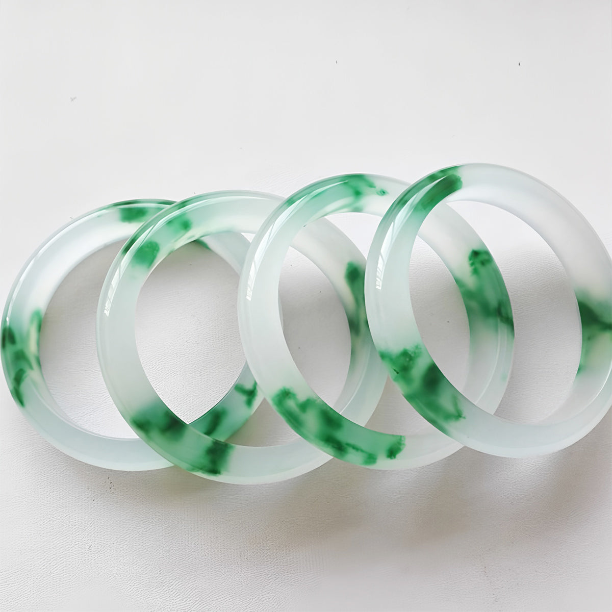 Natural Jade Bracelet Dulong Jade Green Bracelet