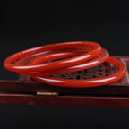 Delicate, elegant, and versatile red jade bracelet
