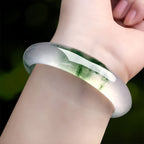 Natural Jade Bracelet Dulong Jade Green Bracelet