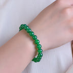 Elegant natural green jade bracelet