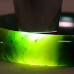 Natural Jasper Dark Green Jade Bangles