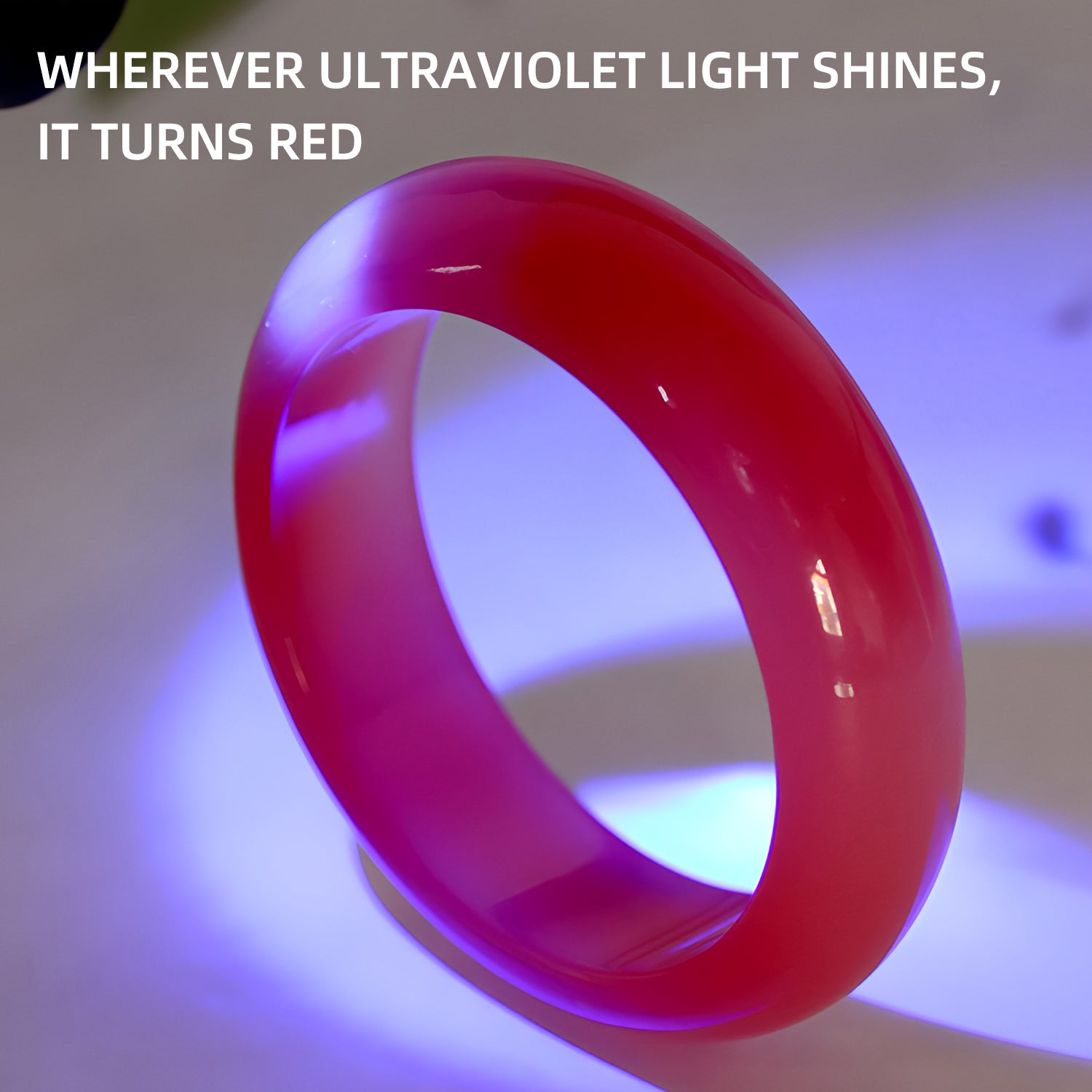 New mica blood-sinking treasure healing bracelet that changes color in the sun