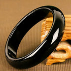 Natural Nephrite Black Jade Bracelet