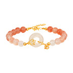 S925 silver new Chinese style gradient jade bracelet£¨Bead width 6mm£©