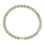 Natural Hetian Jade Broken Gold Classic Jade Bead Bracelet£¨Bead width 5mm£©