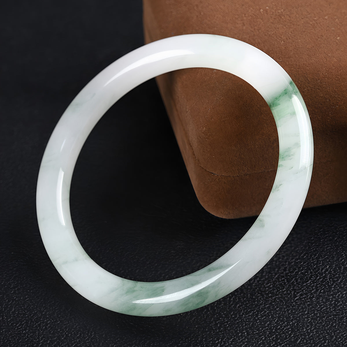 Natural Tianshan Emerald Green Jade Bracelet