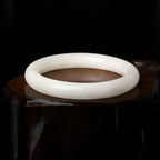 Natural Hetian White Jade Bracelet