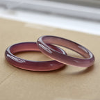 Natural Jade Bracelet Agate Stone Purple Jade Bracelet