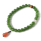 Natural Jasper Red Gourd Peace Jade Bracelet