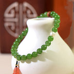 Natural Jasper Red Gourd Peace Jade Bracelet