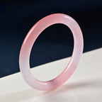 Natural Jade Bracelet Light Pink Jade Bracelet