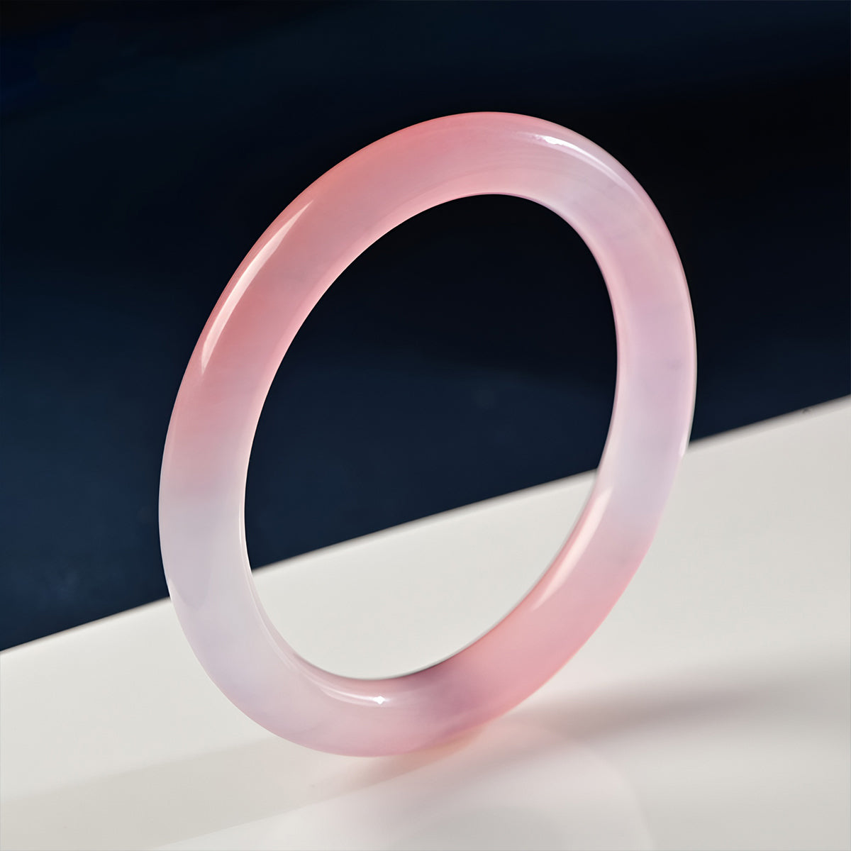 Natural Jade Bracelet Light Pink Jade Bracelet