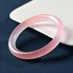 Natural Jade Bracelet Light Pink Jade Bracelet