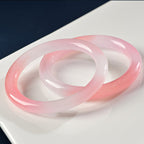 Natural Jade Bracelet Light Pink Jade Bracelet