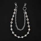 M&M double metal long trouser chain