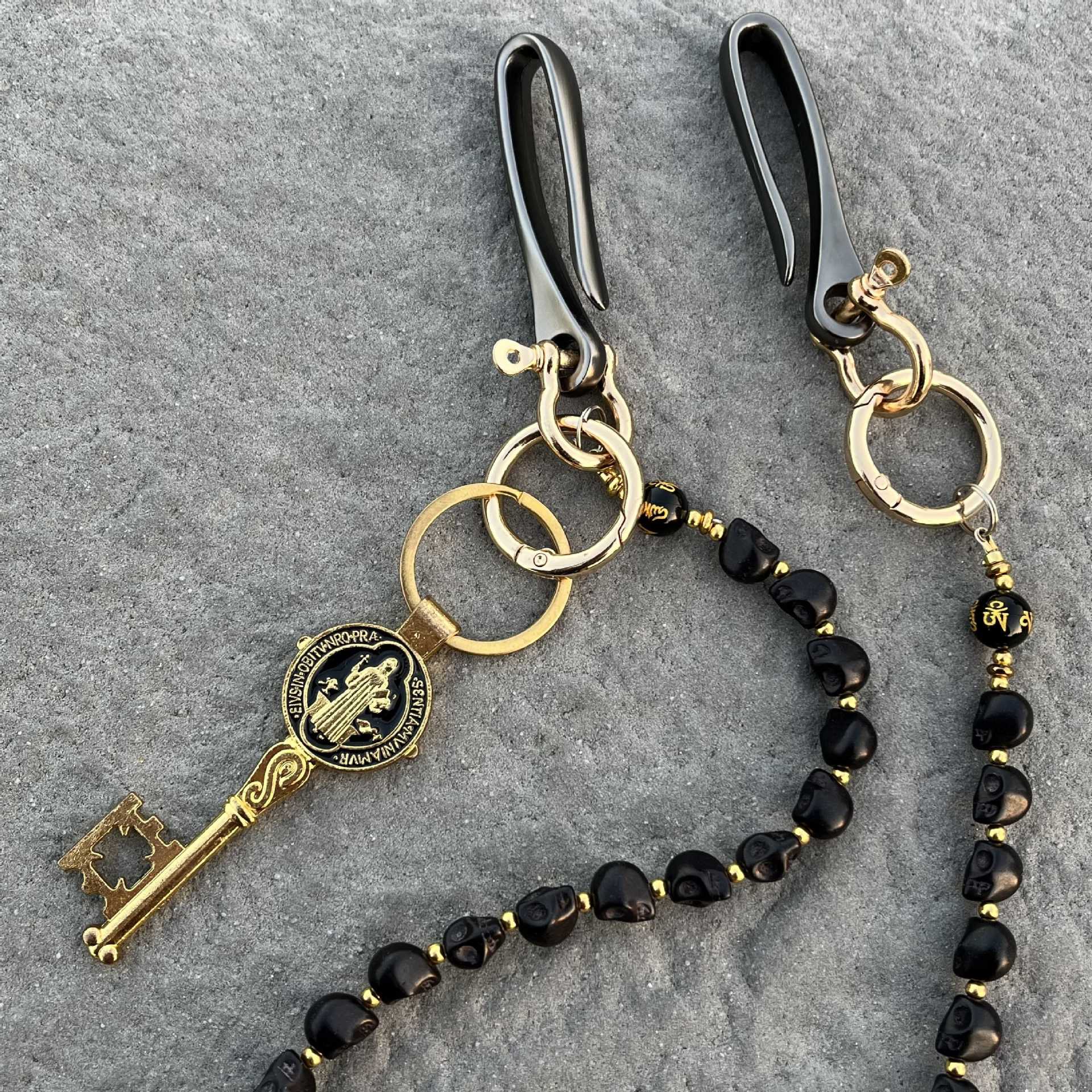 Lava Stone Waist Pendant High-end Pants Chain