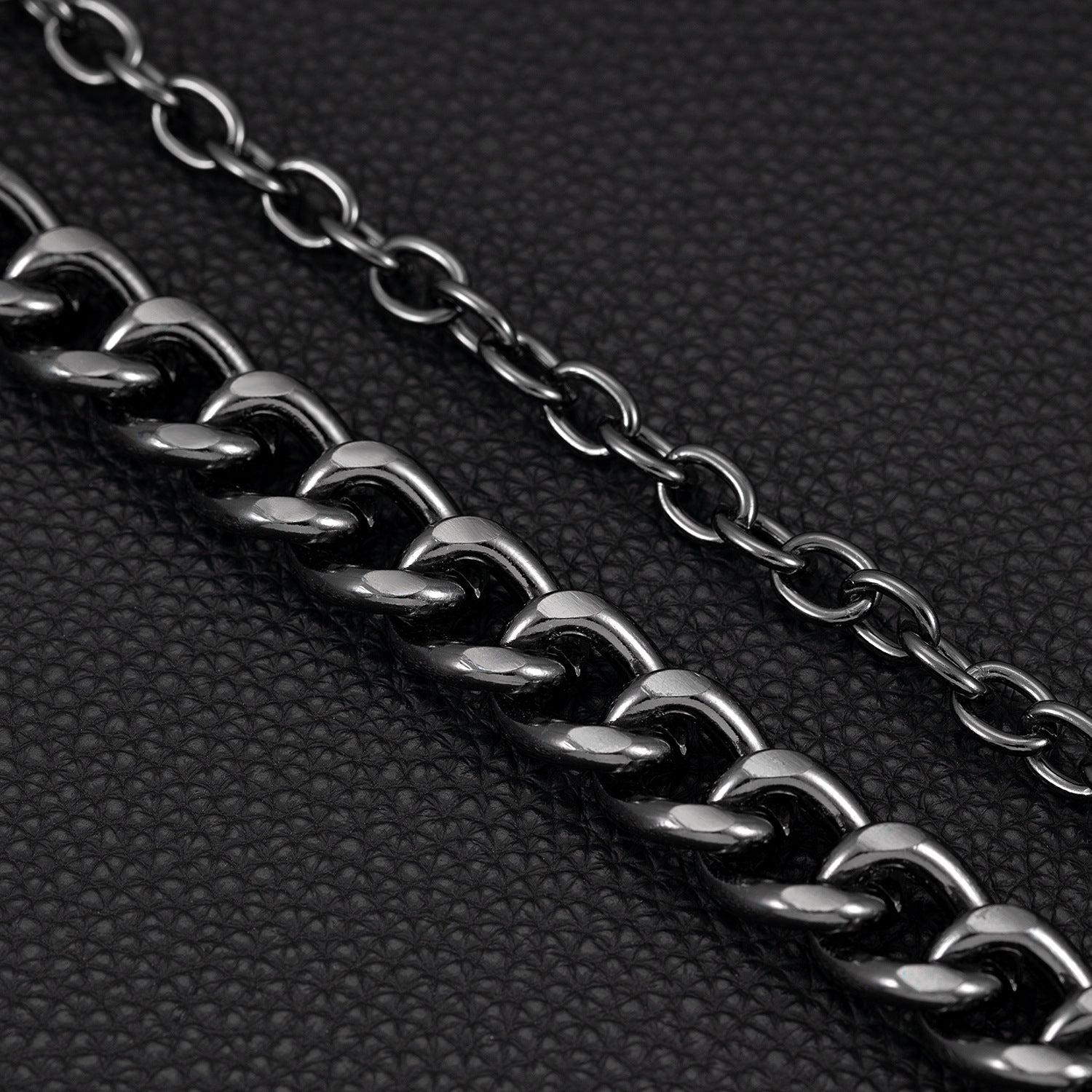 Cowhide Eagle Melon Thick Double-Layer Pants Chain