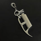 Antique silver high-end keychain trouser chain
