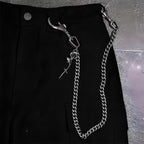 Pioneer design erd style rose embossed pants chain