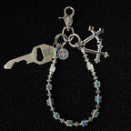 Ceramic beaded trouser chain waist chain pendant