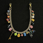 Dopamine series gold diamond trouser chain