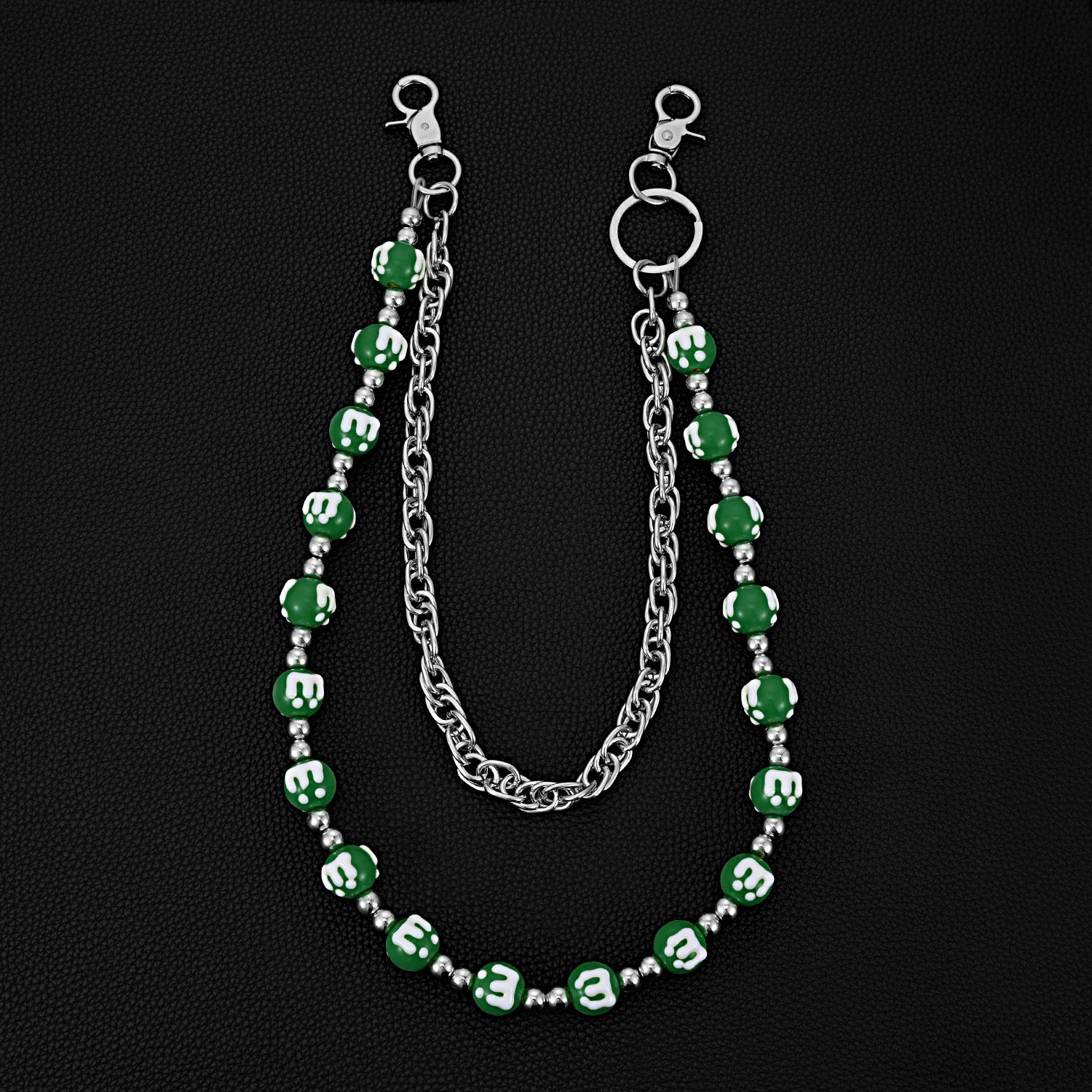 M&M double metal long trouser chain
