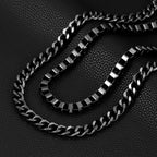 Dark punk hip-hop double-layer skull trouser chain