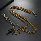 Vintage alloy eagle claw pants chain