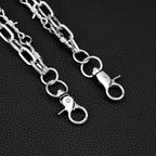 Double chain simple trendy jeans chain