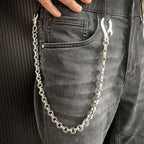 Fashion punk hip-hop style metal pants chain