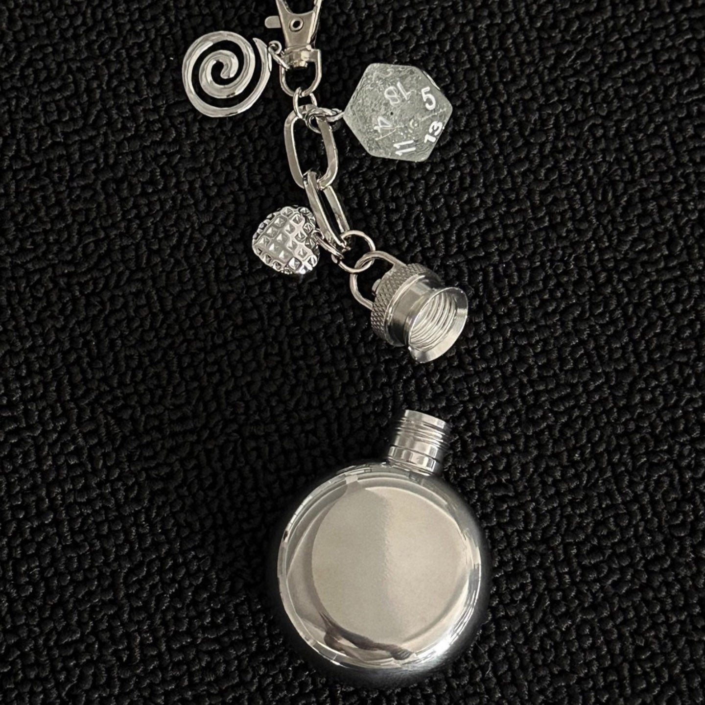 Strawberry Hip Pot Pendant Keychain