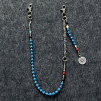 Retro street handmade design multi-element trouser chain