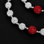 14mm large diamond ball diamond double chain trouser chain