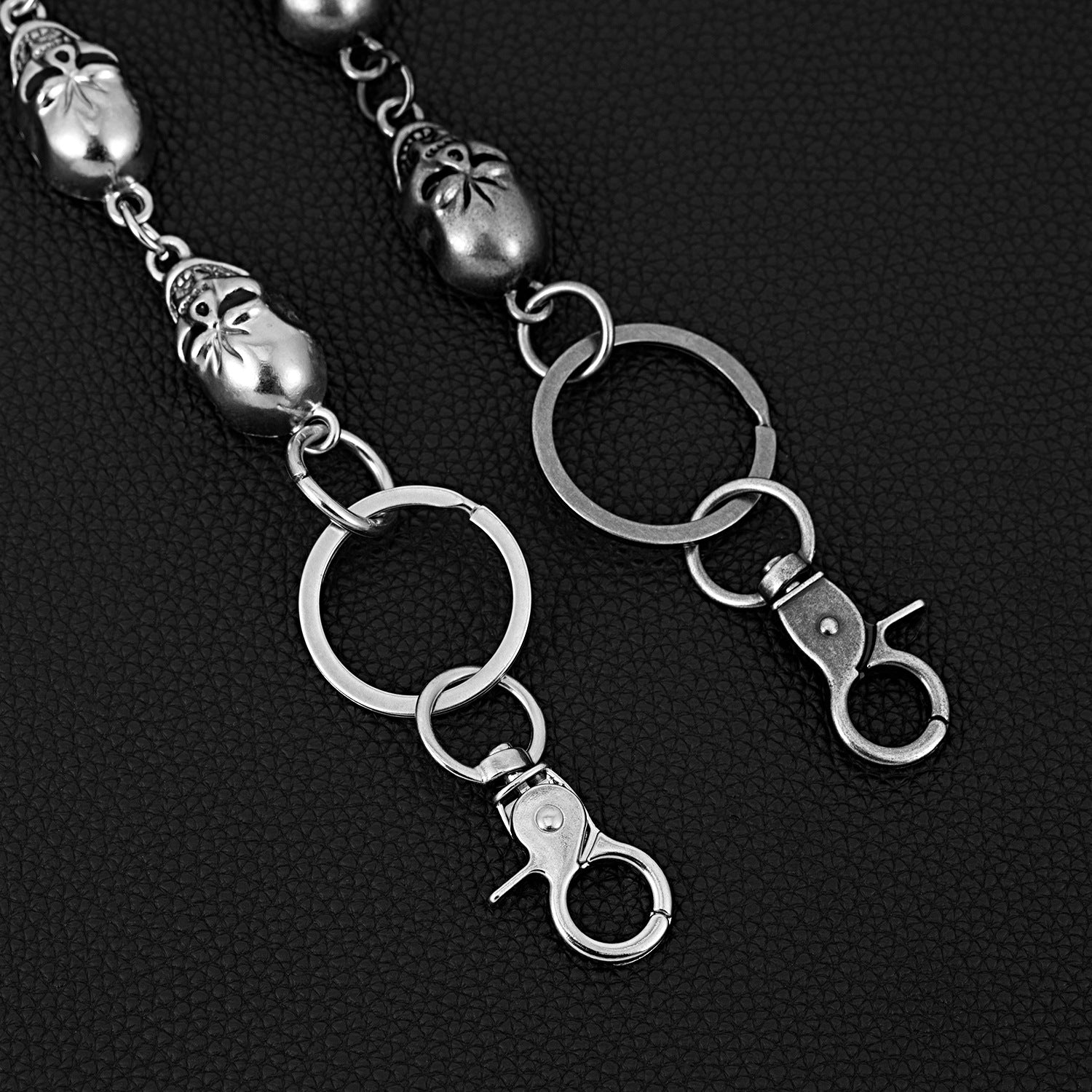 Skull personalized metal trouser chain