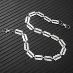 Cold style metal blade trouser chain