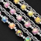 Double chain colorful candy trend hip hop hot selling pants chain