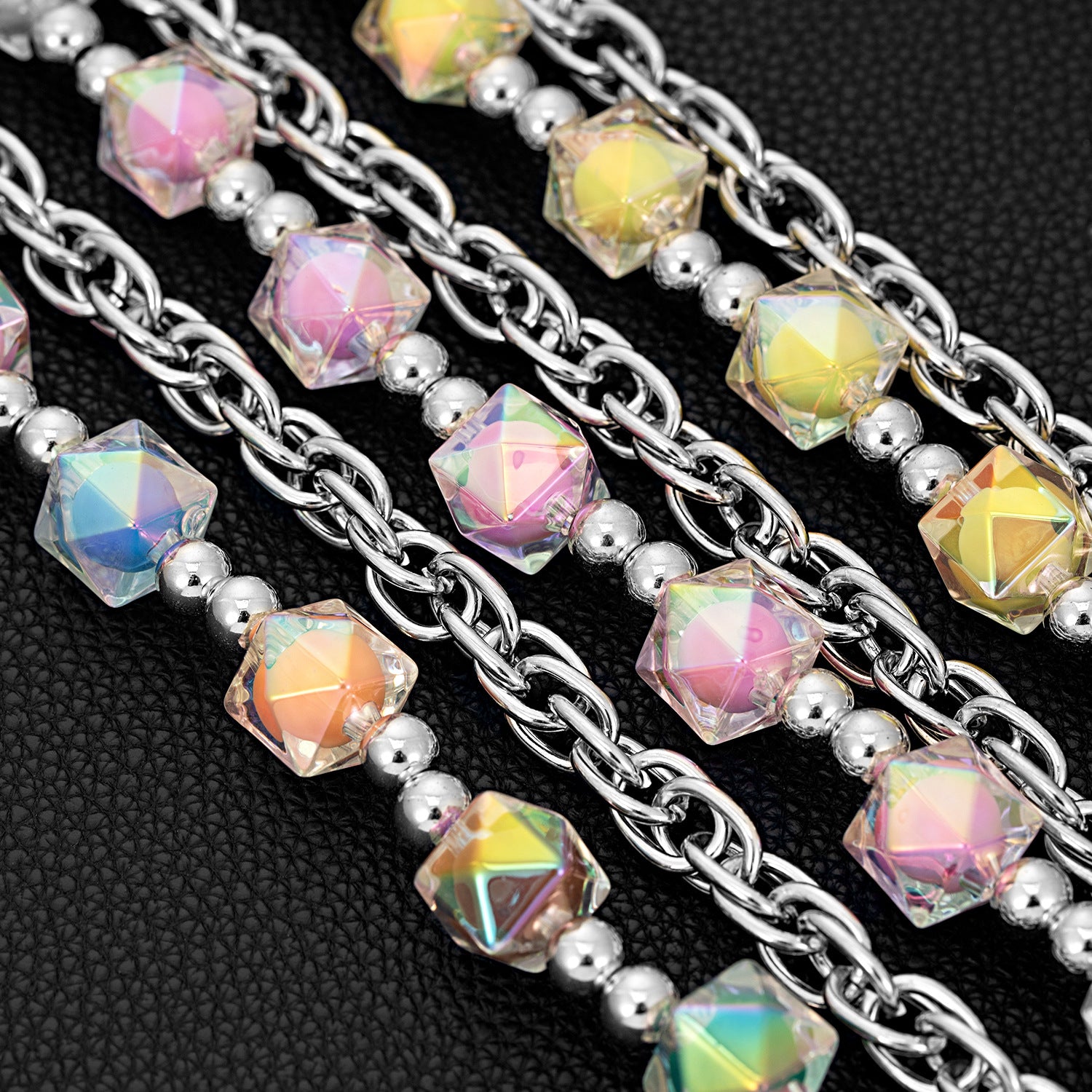 Double chain colorful candy trend hip hop hot selling pants chain