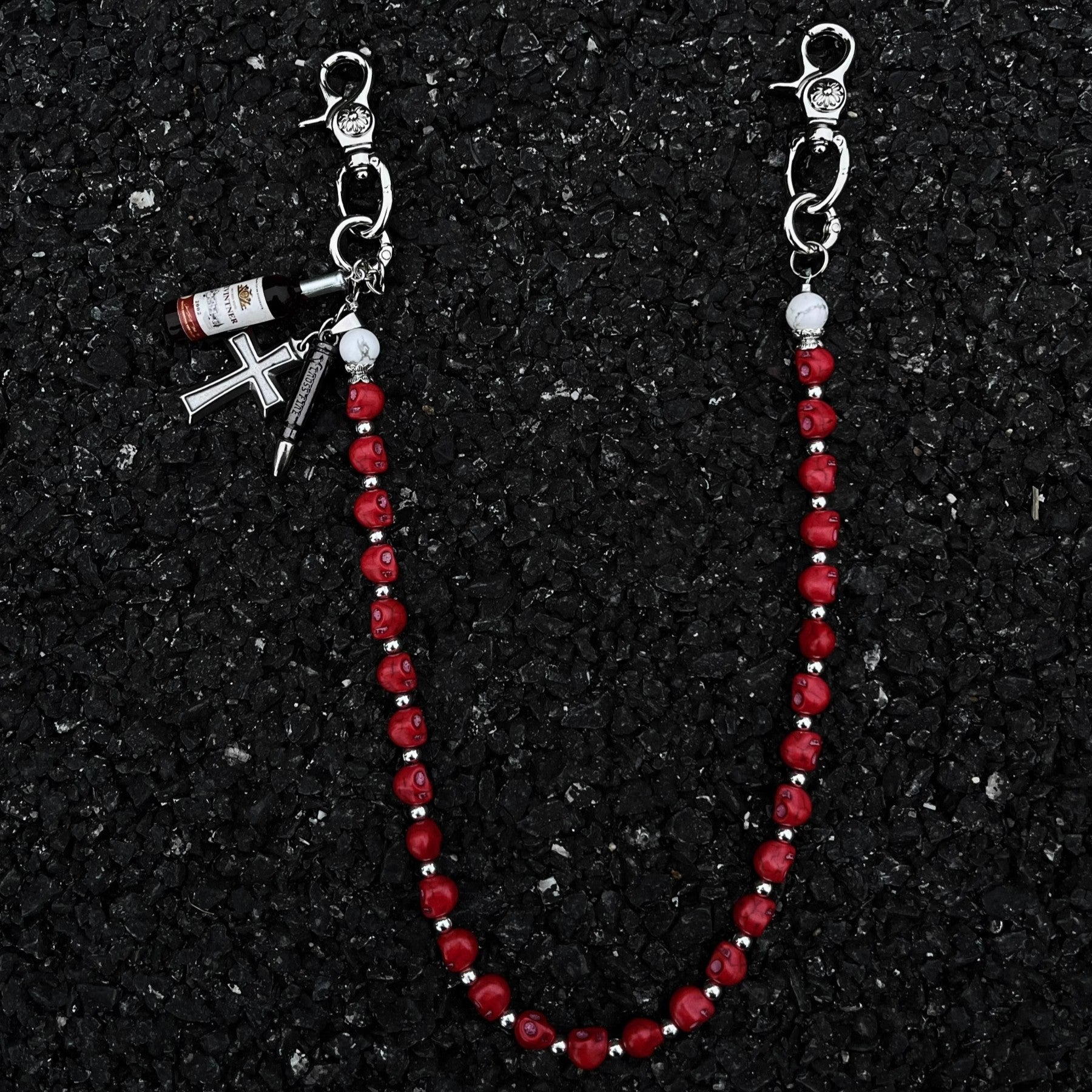 Volcanic stone single product unique pants chain