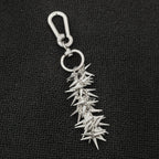 Punk Spiked Thorn Pants Chain Keychain